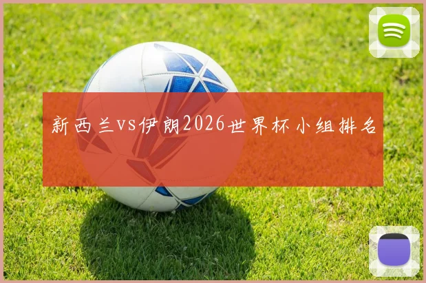 新西兰vs伊朗2026世界杯小组排名